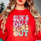 Suns Out Buns Out Sweatshirt | Beach Breeze Collection | Unique Gifts for Family Friends