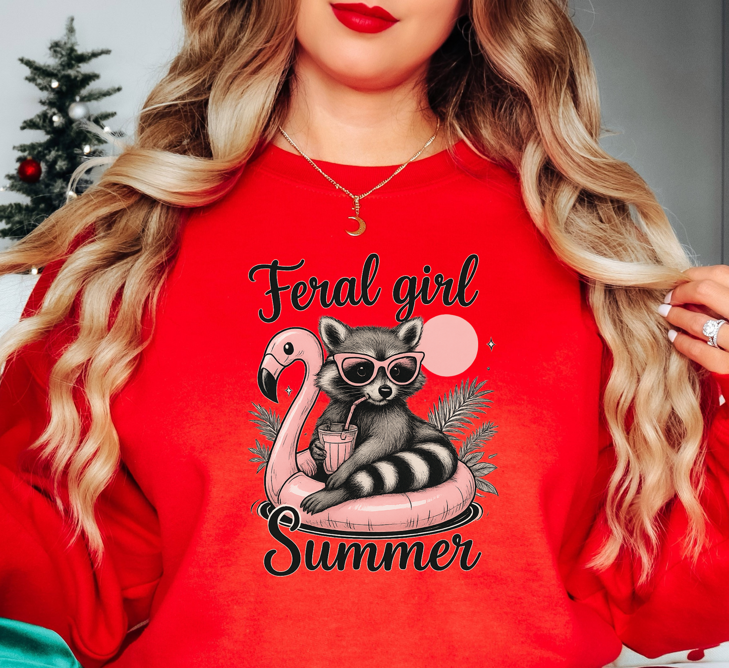 Feral Girl Summer Sweatshirt | Beach Breeze Collection | Unique Gifts for Family Friends