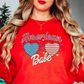American Babe Sweatshirt | Stars and Stripes Collection | Unique Gifts for Family and Friends