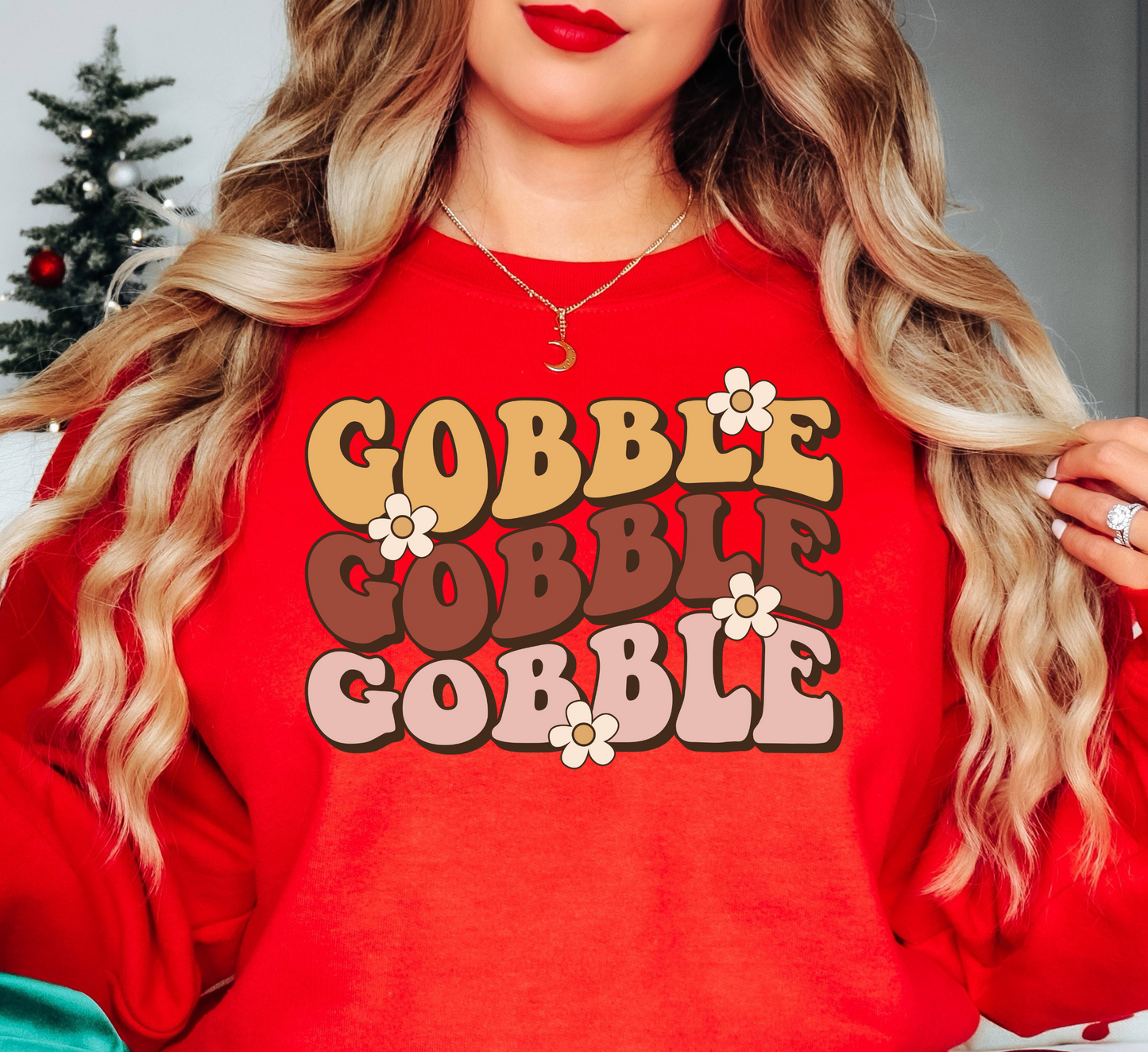 Gobble Gobble Sweatshirt | Harvest Joy Collection | Unique Gifts for Family Friends