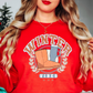 Distressed Winter Vibes Sweatshirt | Frosty Chic Collection | Unique Gifts for Family Friends