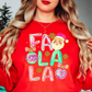 Cutie Fa La La Sweatshirt | Tis The Season Collection | Unique Gifts for Family Friends
