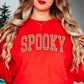 Spooky Varsity Sweatshirt | Boo-tiful Vibes Collection | Unique Gifts for Family Friends