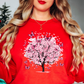 Cherry Blossom Butterflies Sweatshirt | Spring Fling Collection | Unique Gifts for Family Friends