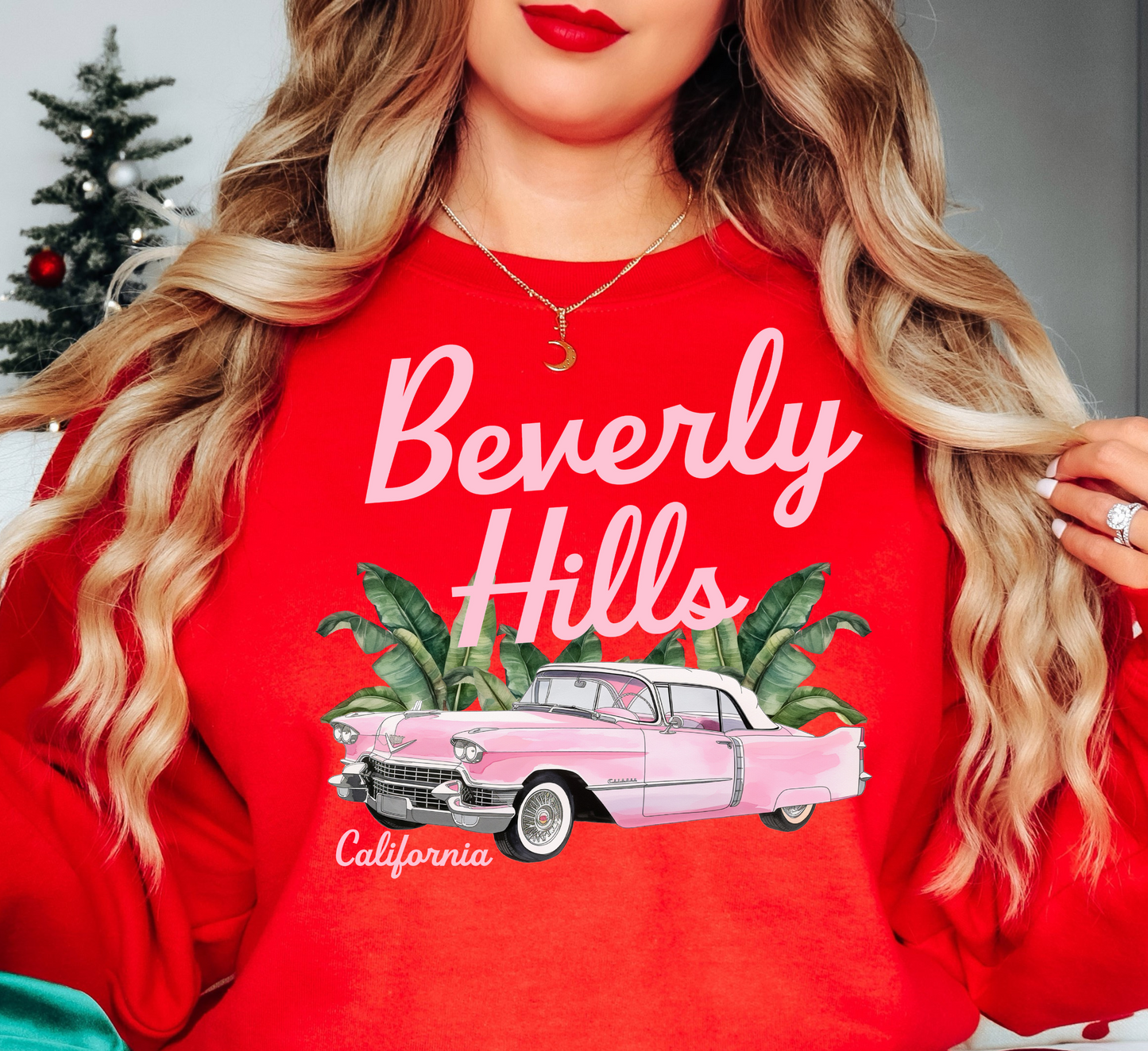 Beverly Hills Sweatshirt | Groovy Vibes Collection | Unique Gifts for Family and Friends