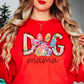 Colorful Dog Mama Sweatshirt | Pawsitive Vibes Collection | Unique Gifts for Family and Friends