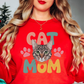 Cat Mom Love Sweatshirt | Pawsitive Vibes Collection | Unique Gifts for Family and Friends
