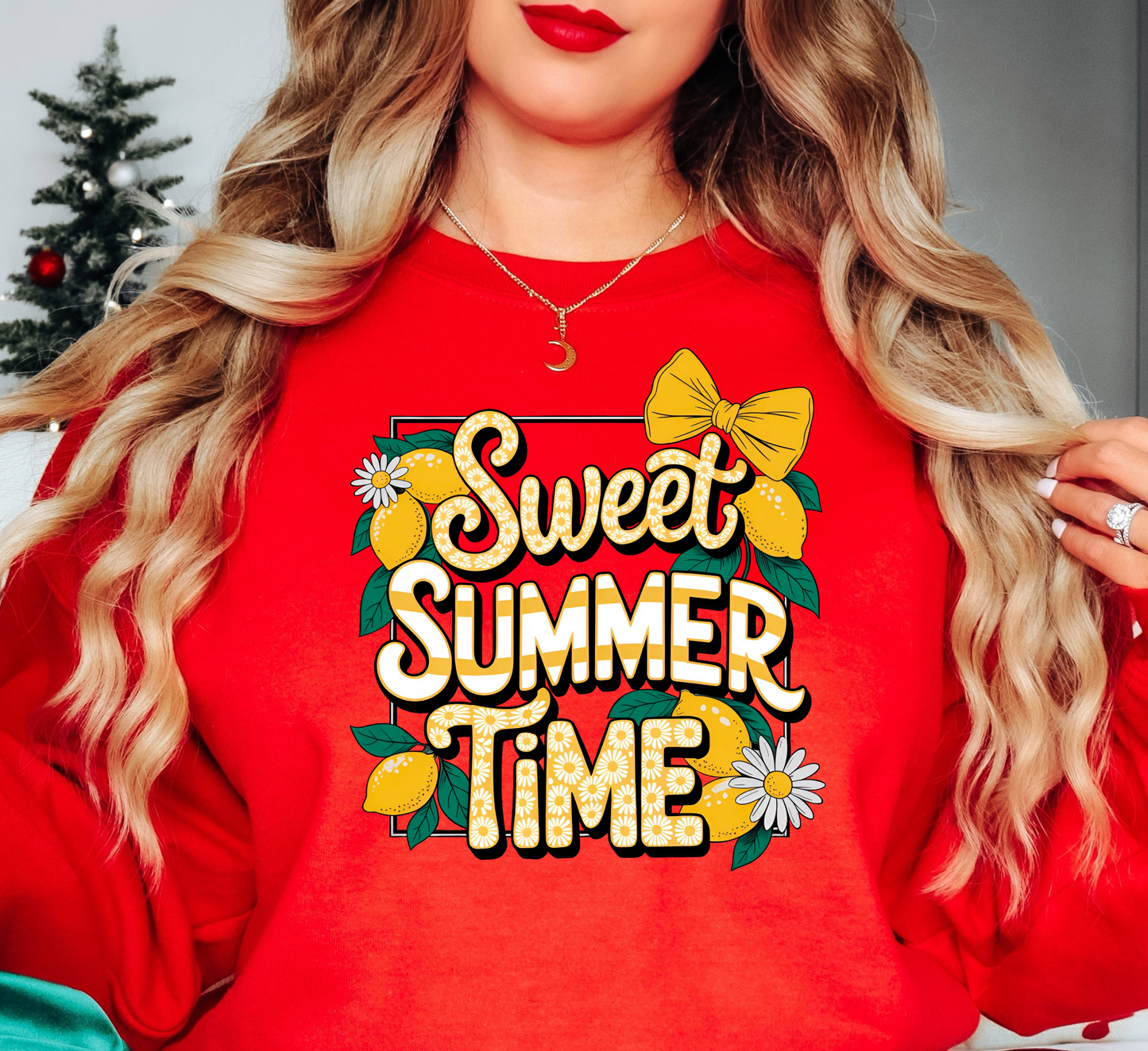 Sweet Summer Time Sweatshirt | Beach Breeze Collection | Unique Gifts for Family Friends