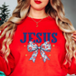America Needs Jesus Sweatshirt | Stars and Stripes Collection | Unique Gifts for Family and Friends
