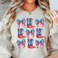 Coquette and Boots Sweatshirt | Stars and Stripes Collection | Unique Gifts for Family Friends