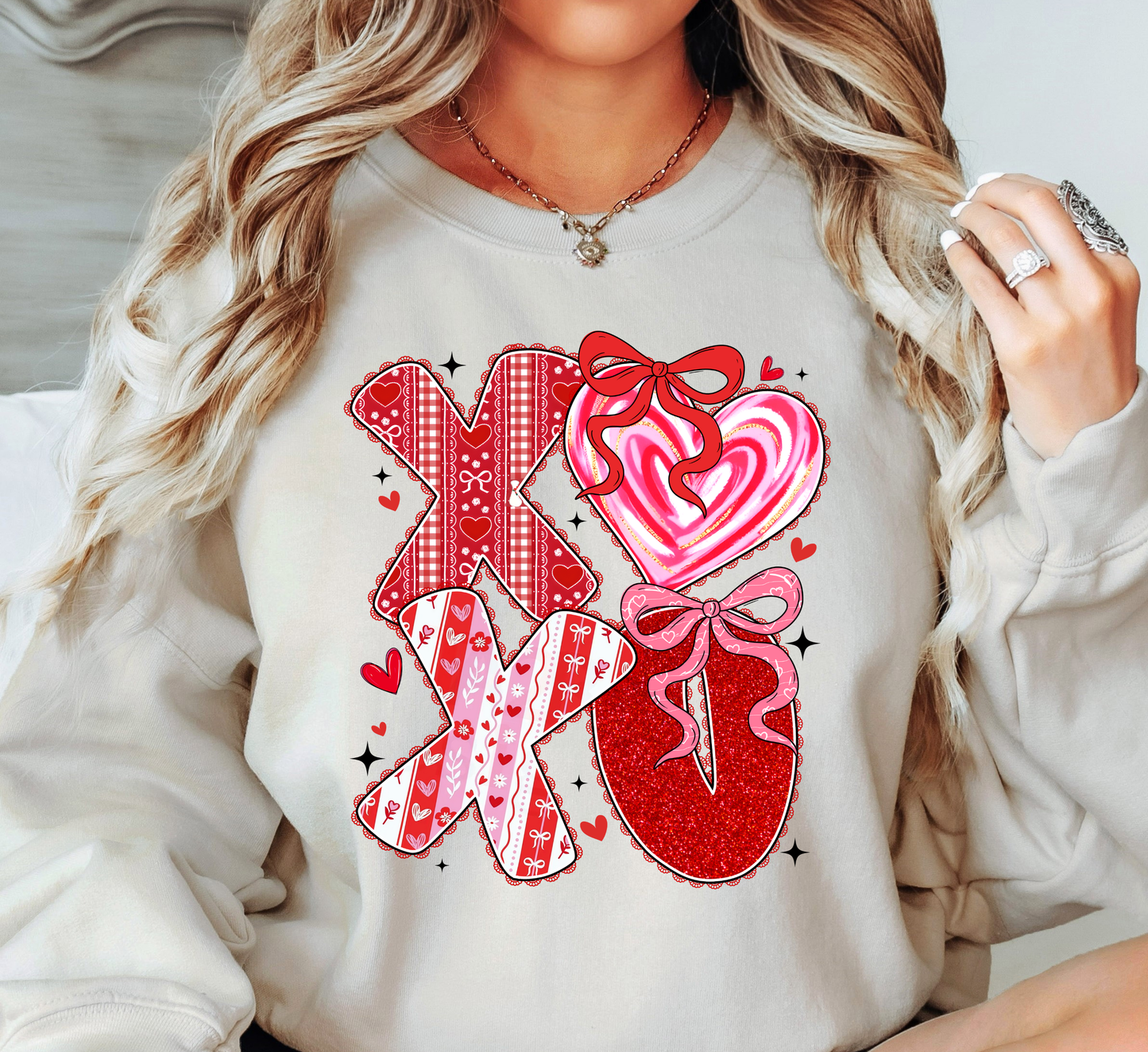 XoXo Preppy Love Sweatshirt | XoXo Love Collection | Unique Gifts for Family Friends