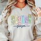 Preppy Spring Season Sweatshirt | Spring Fling Collection | Unique Gifts for Family Friends