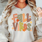Floral Fall Vibes Sweatshirt | Falling For You Collection | Unique Gifts for Family Friends