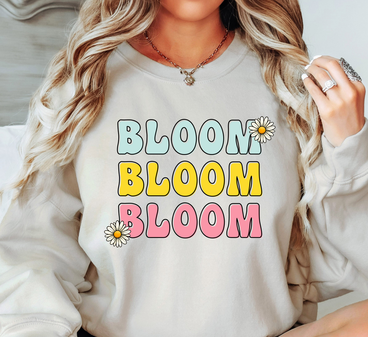 Bloom Bloom Sweatshirt | Spring Fling Collection | Unique Gifts for Family Friends