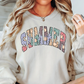 Floral Summer Sweatshirt | Beach Breeze Collection | Unique Gifts for Family Friends