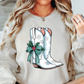 Western Winter Sweatshirt | Frosty Chic Collection | Unique Gifts for Family Friends