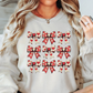 Coquette Bows Red Tan Sweatshirt | XoXo Love Collection | Unique Gifts for Family Friends