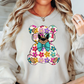 Floral Daisy Bear Sweatshirt | Hoppin' Into Spring Collection | Unique Gifts for Family Friends