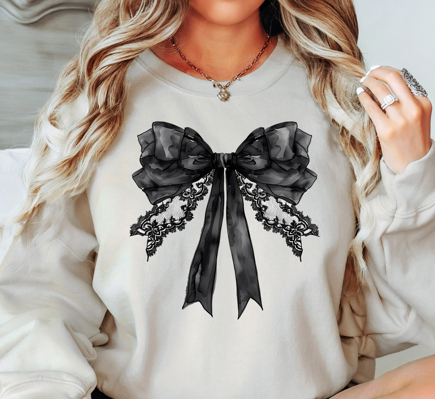 Gothic Coquette Sweatshirt | Boo-tiful Vibes Collection | Unique Gifts for Family Friends