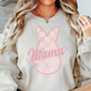 Checkered Mama Bunny Sweatshirt | Mama Mode Activated Collection | Unique Gifts for Family Friends