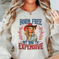 Born Free Expensive Sweatshirt | Stars and Stripes Collection | Unique Gifts for Family and Friends