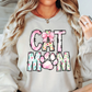 Preppy Cat Mom Sweatshirt | Pawsitive Vibes Collection | Unique Gifts for Family and Friends