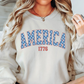 America 1776 Sweatshirt | Stars and Stripes Collection | Unique Gifts for Family and Friends