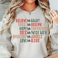 Love Like Jesus Xmas Sweatshirt | Tis The Season Collection | Unique Gifts for Family Friends