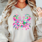 Floral Tropical Crab Sweatshirt | Beach Breeze Collection | Unique Gifts for Family Friends