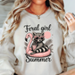 Feral Girl Summer Sweatshirt | Beach Breeze Collection | Unique Gifts for Family Friends
