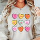Conversation Candy Hearts Sweatshirt | XoXo Love Collection | Unique Gifts for Family Friends