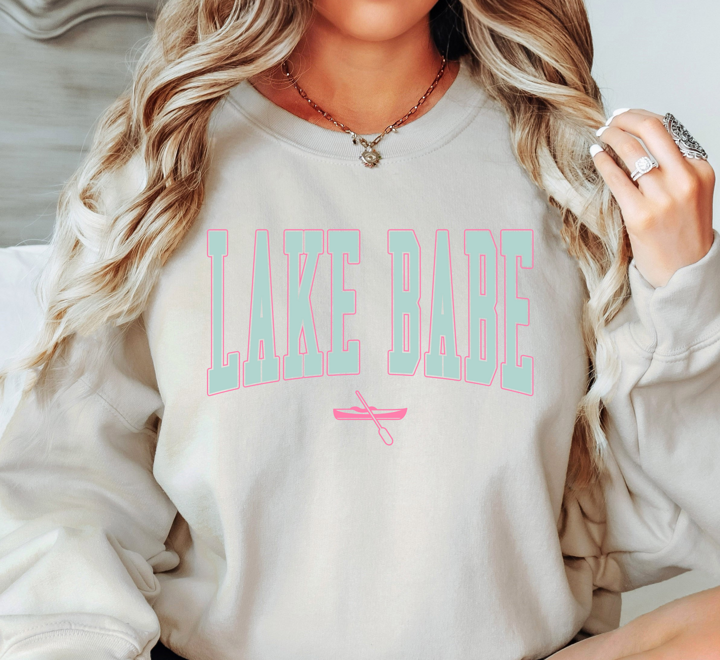 Lake Babe Sweatshirt | Beach Breeze Collection | Unique Gifts for Family Friends