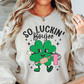 So Luckin' Boujee Sweatshirt | Feeling Lucky Collection | Unique Gifts for Family Friends