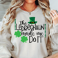 Leprechaun Made Me Do It Sweatshirt | Feeling Lucky Collection | Unique Gifts for Family Friends