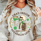 Dead Inside But Feelin Lucky Sweatshirt | Feeling Lucky Collection | Unique Gifts for Family Friends