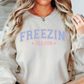 Freezin' Season Sweatshirt | Frosty Chic Collection | Unique Gifts for Family Friends