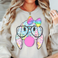 Nerdy Bunny Sweatshirt | Hoppin' Into Spring Collection | Unique Gifts for Family Friends