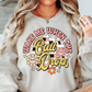 Floral Wake Me When Ball Drops Sweatshirt | New Year Magic Collection | Unique Gifts for Family Friends