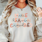 Make Heaven Crowded Sweatshirt | Walk By Faith Collection | Unique Gifts for Family and Friends