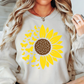 Sunflowers and Butterflies Sweatshirt | Hoppin' Into Spring Collection | Unique Gifts for Family Friends