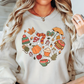 Fall Doodle Heart Sweatshirt | Falling For You Collection | Unique Gifts for Family Friends