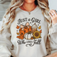 Just A Girl Who Loves Fall Sweatshirt | Falling For You Collection | Unique Gifts for Family Friends