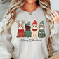 Meowy Cat Christmas Sweatshirt | Pawsitive Vibes Collection | Unique Gifts for Family and Friends