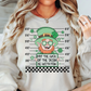 Leprechaun Mugshot Sweatshirt | Feeling Lucky Collection | Unique Gifts for Family Friends