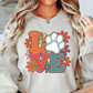 Paw Love Sweatshirt | Pawsitive Vibes Collection | Unique Gifts for Family and Friends