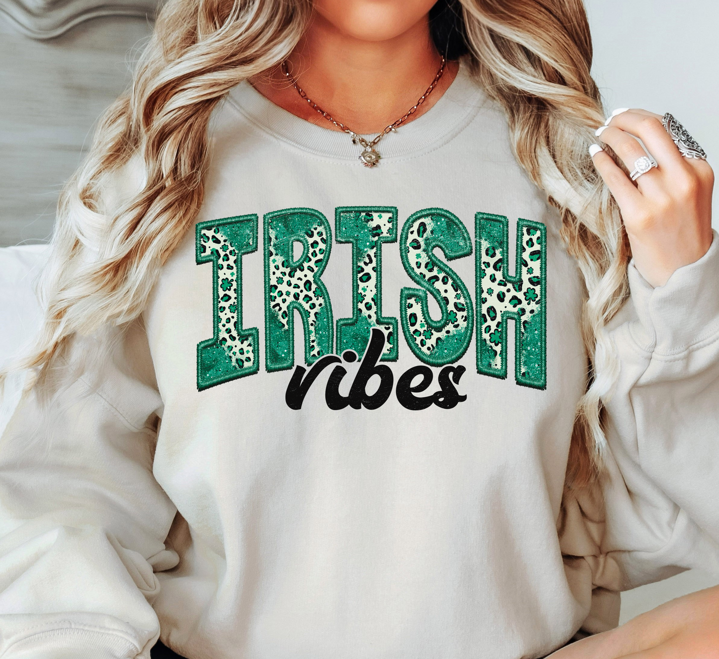 Irish Vibes Sweatshirt | Feeling Lucky Collection | Unique Gifts for Family Friends