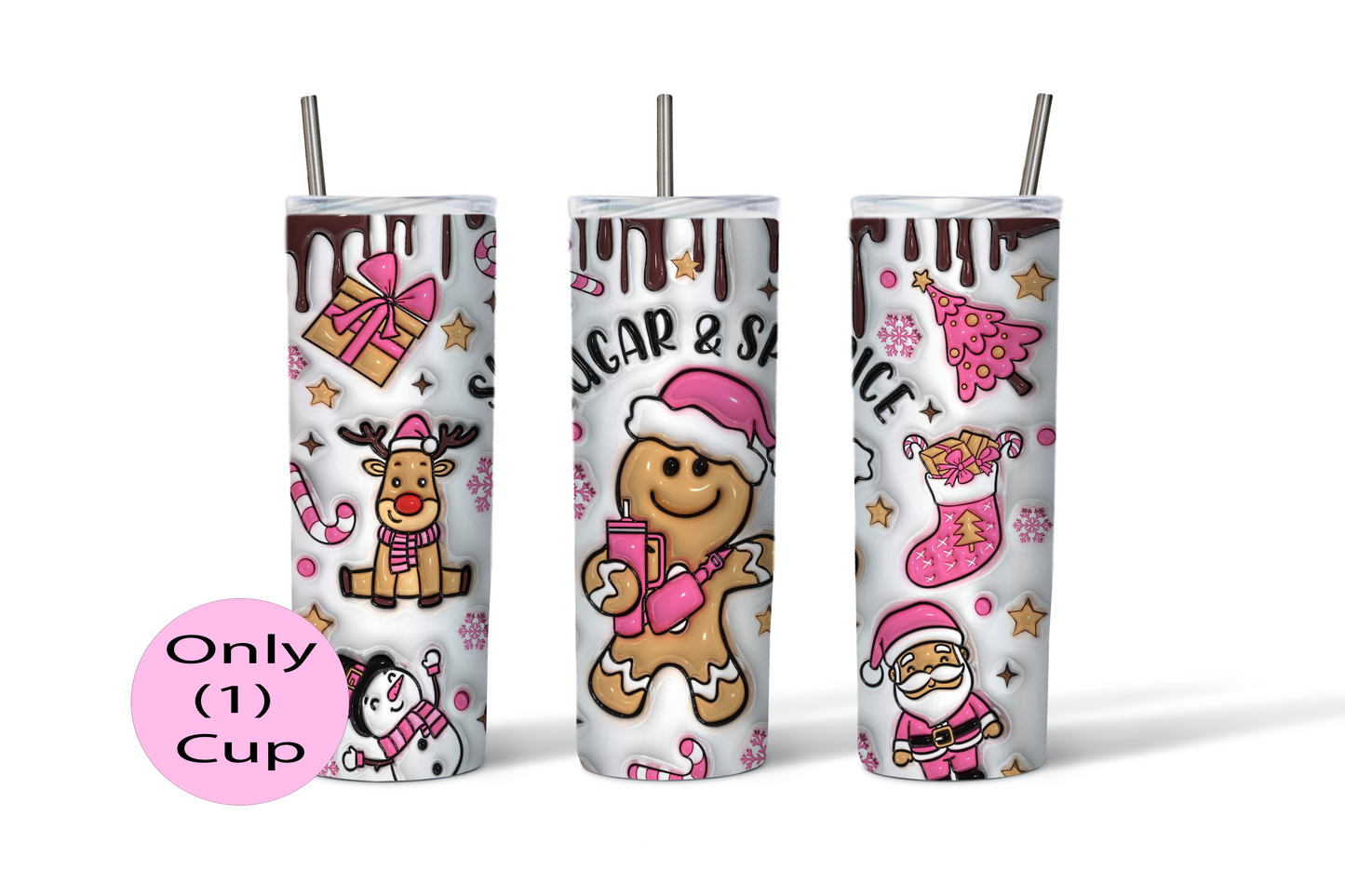 Sugar Spice | 20oz (Skinny) Tumbler | Unique Gifts for Family Friends