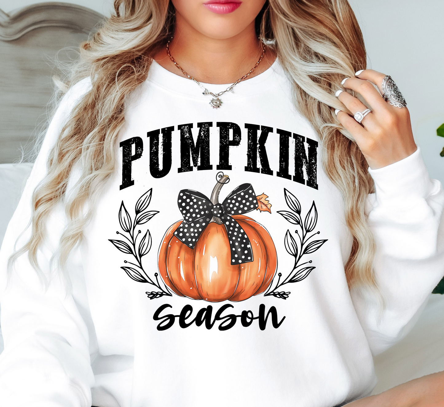 Pumpkin Season Sweatshirt | Falling For You Collection | Unique Gifts for Family Friends