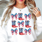 Coquette and Boots Sweatshirt | Stars and Stripes Collection | Unique Gifts for Family Friends