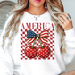 America Cherry Sweatshirt | Stars and Stripes Collection | Unique Gifts for Family and Friends
